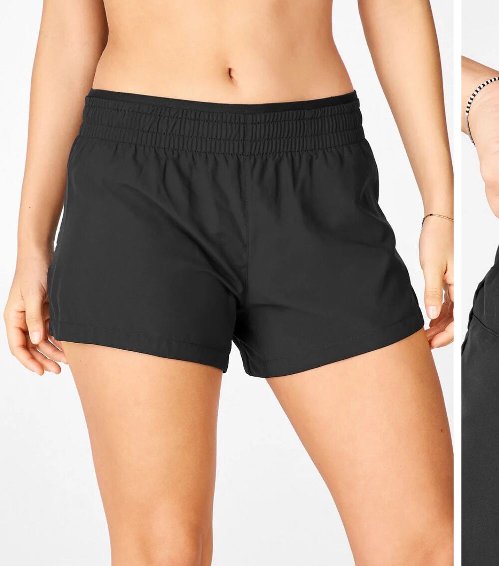 Fabletics | Breathe Mid-Rise Run Short XXL black